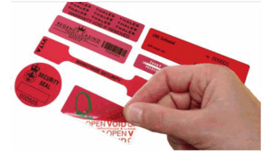 KR Residue Void Security Label