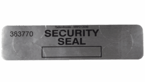MRP2 Frangible Foil Security Label