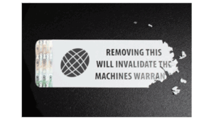 MRS3 Frangible Security Label