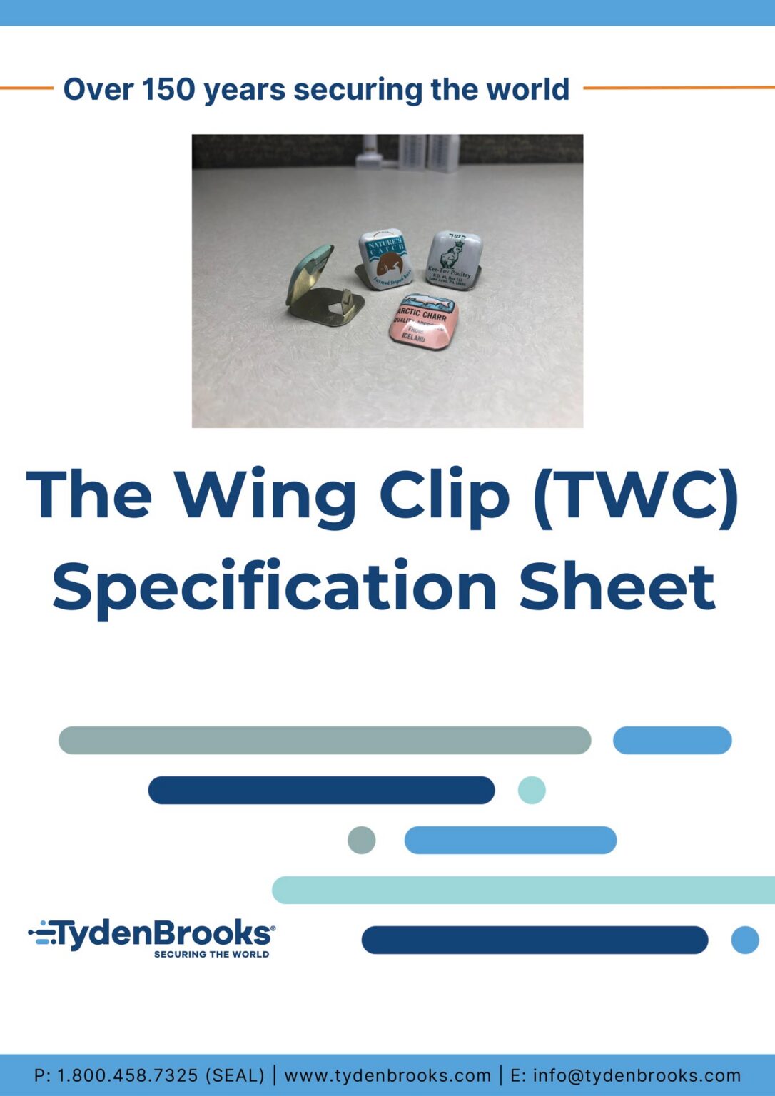 Cladding Wingclips TWC (The Wing Clips) SPEC SHEET - TydenBrooks